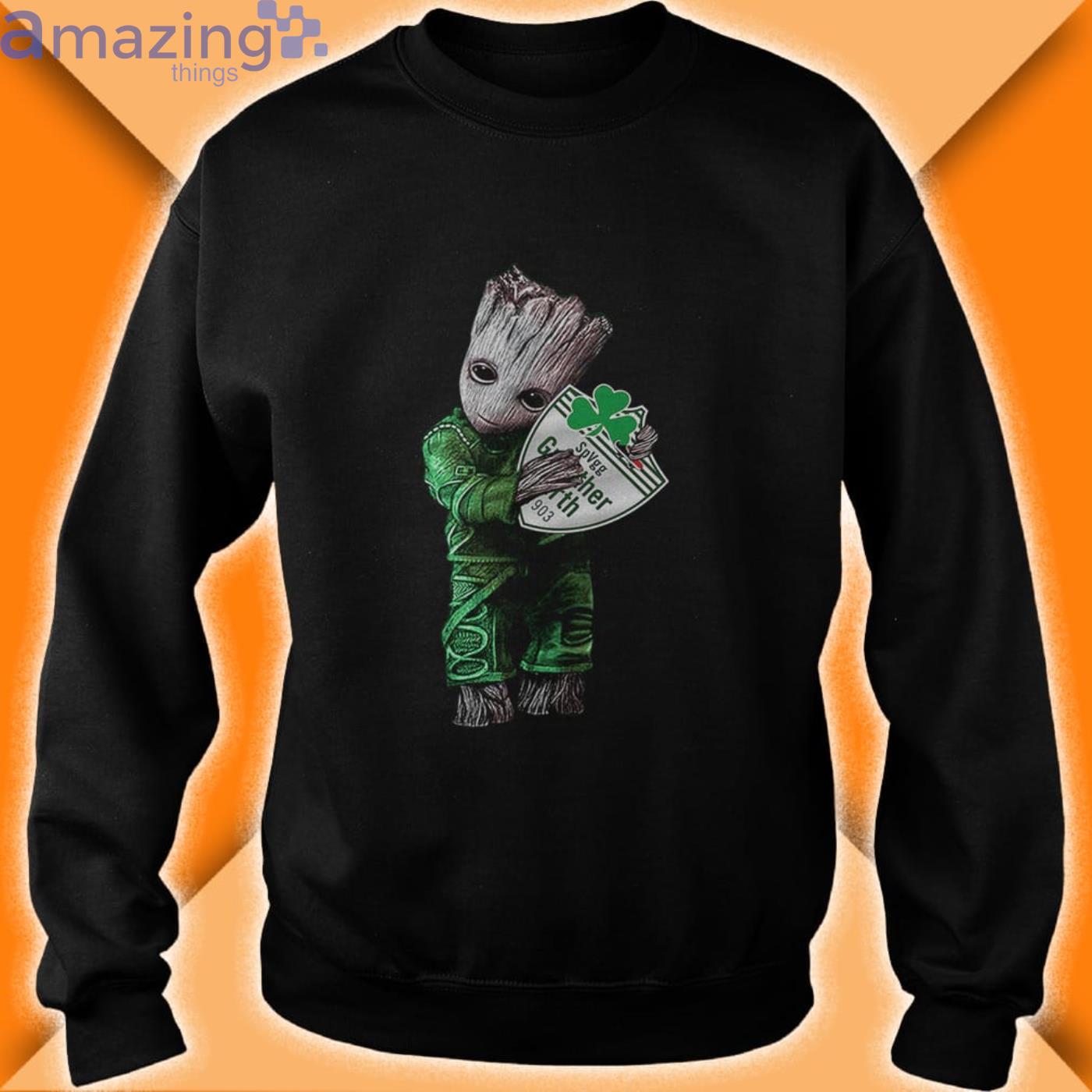 Baby Groot Hug Spvgg Greuther Frth Shirt image Baby Groot Hug Spvgg Greuther Frth Shirt Product Photo 5