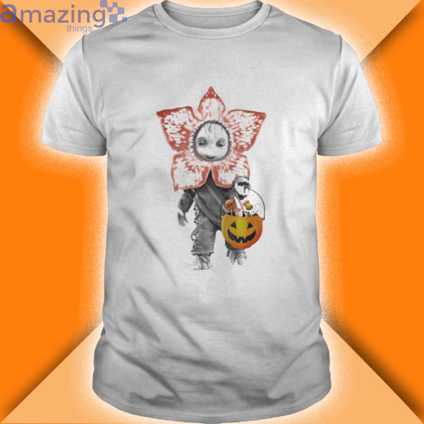 Baby Groot Pumpkin Happy Halloween 2022 Shirt Product Photo 1