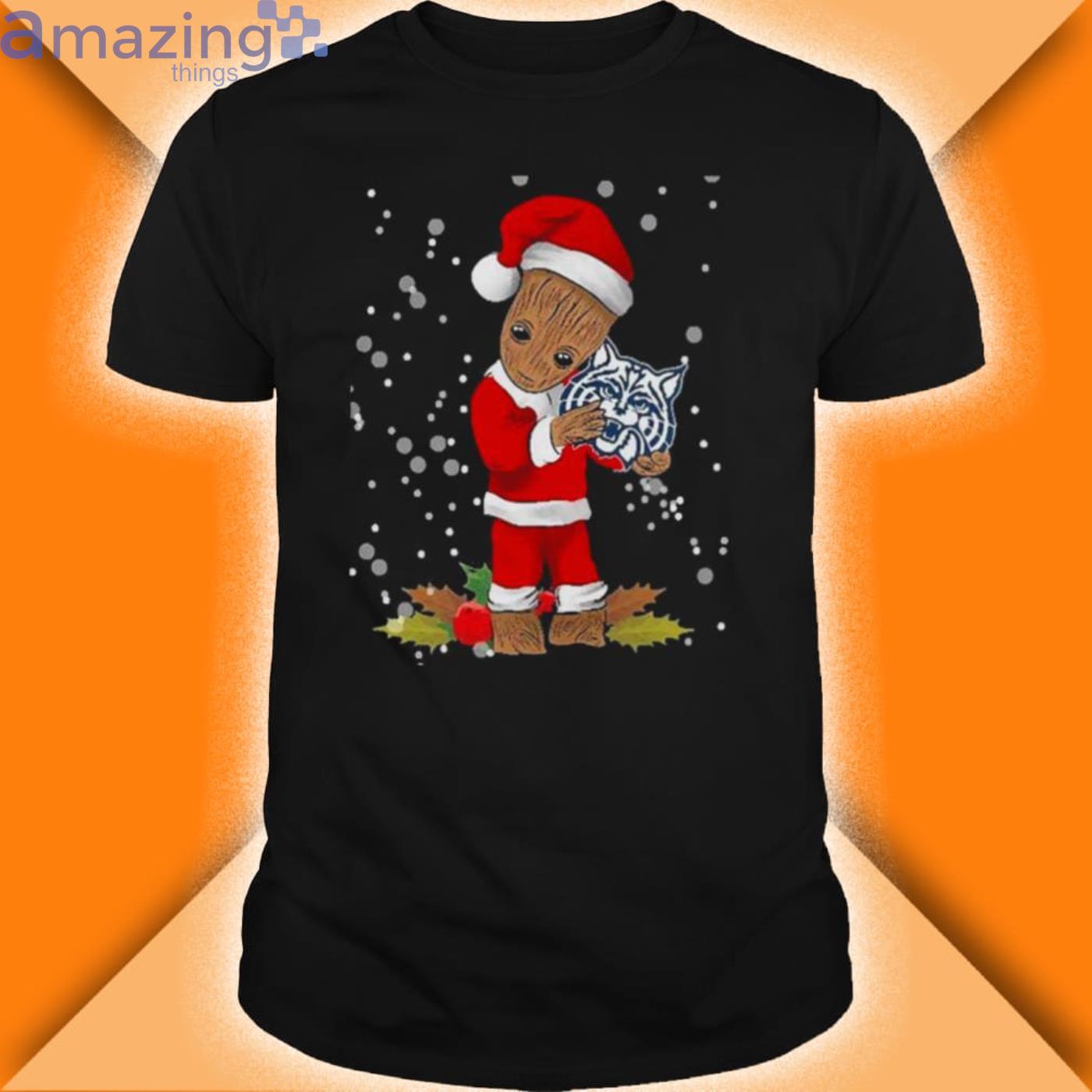 Baby Groot Santa Hug Arizona Wildcats Christmas Shirt Product Photo 1