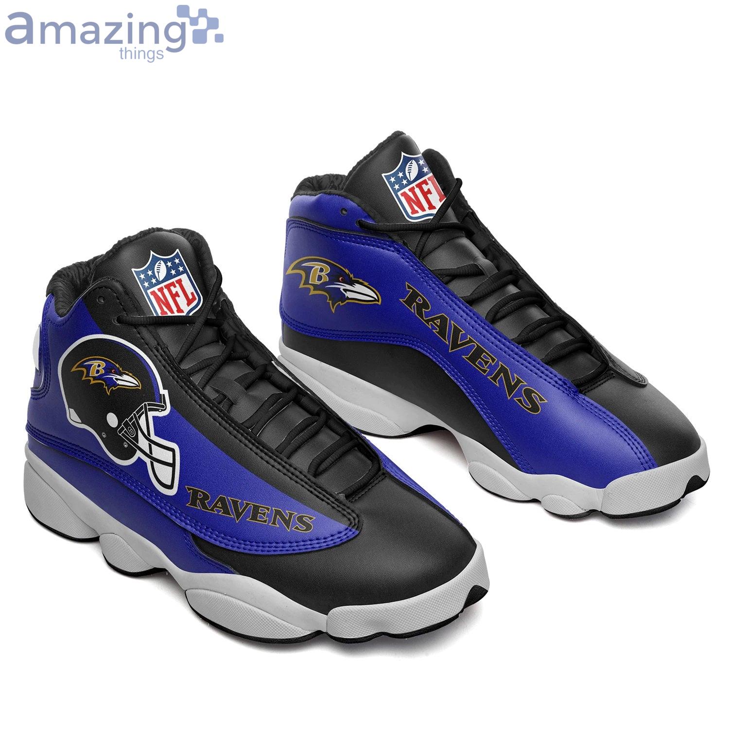 Baltimore Ravens Lover Air Jordan 13 Sneaker Shoes For Fans Product Photo 1