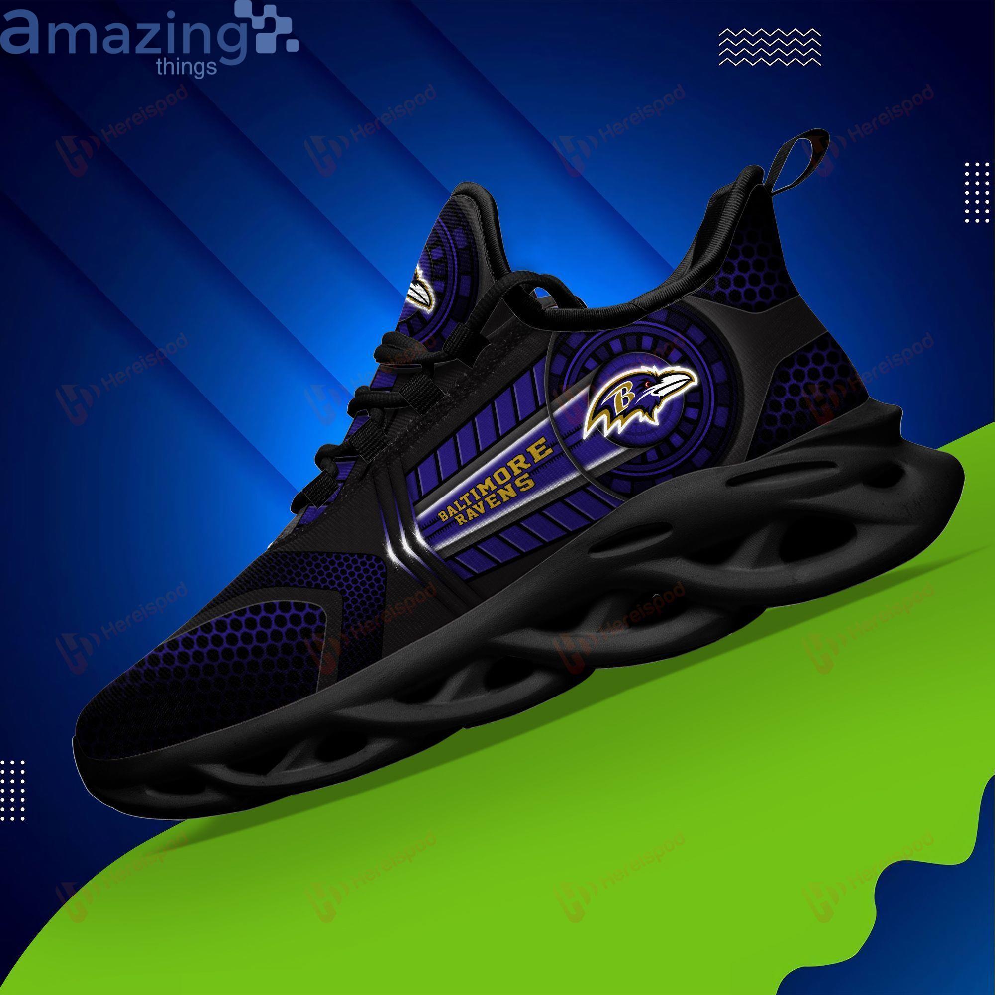 Baltimore Ravens-Personalized Weed Limited Edition Max Soul Shoes Best Gift  For Men And Women