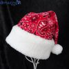 Bandanna Pattern Christmas Santa Hat For Adult And Child