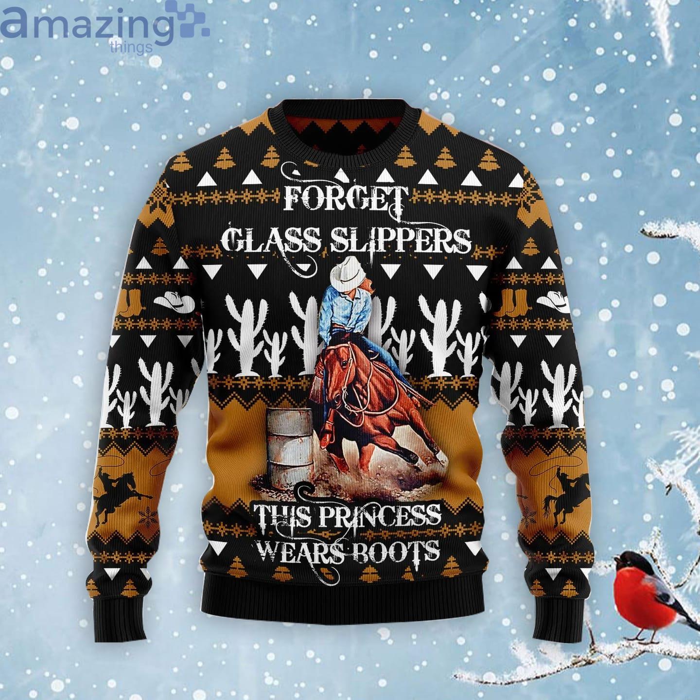 Barrel Racing Girl Ugly Christmas Sweater Product Photo 1 Barrel Racing Girl Ugly Christmas Sweater Product Photo 1