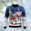 Beagle Santa Under Snow Cute Gift Ugly Christmas Sweater