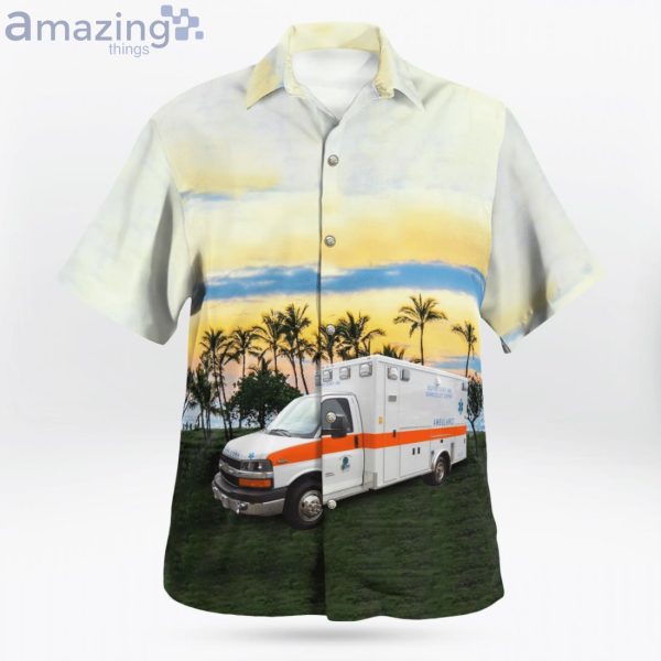 Bedford County Emergency Medical Service Tennessee Ambulance Hawaiian Shirt Product Photo 2