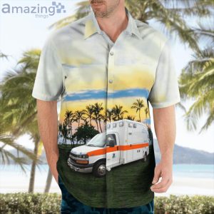 Bedford County Emergency Medical Service Tennessee Ambulance Hawaiian Shirt Product Photo 3