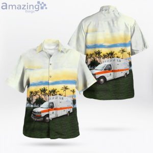 Bedford County Emergency Medical Service Tennessee Ambulance Hawaiian Shirt Product Photo 1