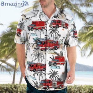 Bedford Park Cook County Illinois Bedford Park Fire Department Hawaiian Shirt Product Photo 3