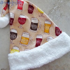 Beer Drinkers Beer Glass Christmas Santa Hat For Adult And Child Product Photo 2