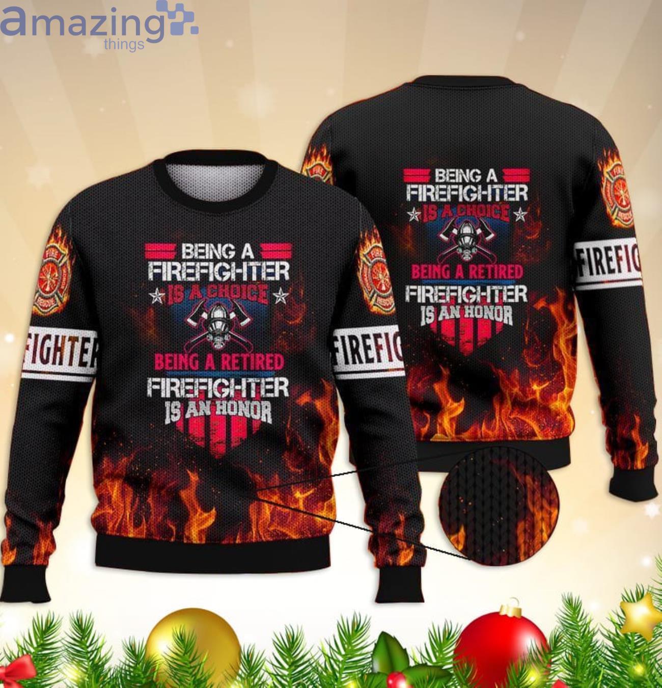 Being A Retired Firefighter Is An Honor All Over Printed 3D Sweater Product Photo 1 Being A Retired Firefighter Is An Honor All Over Printed 3D Sweater Product Photo 1