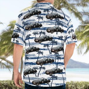 Benwood Marshall County West Virginia Benwood Police Department 2000 Ford Police Interceptor Hawaiian Shirt Product Photo 2