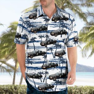 Benwood Marshall County West Virginia Benwood Police Department 2000 Ford Police Interceptor Hawaiian Shirt Product Photo 4