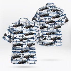 Benwood Marshall County West Virginia Benwood Police Department 2000 Ford Police Interceptor Hawaiian Shirt Product Photo 1