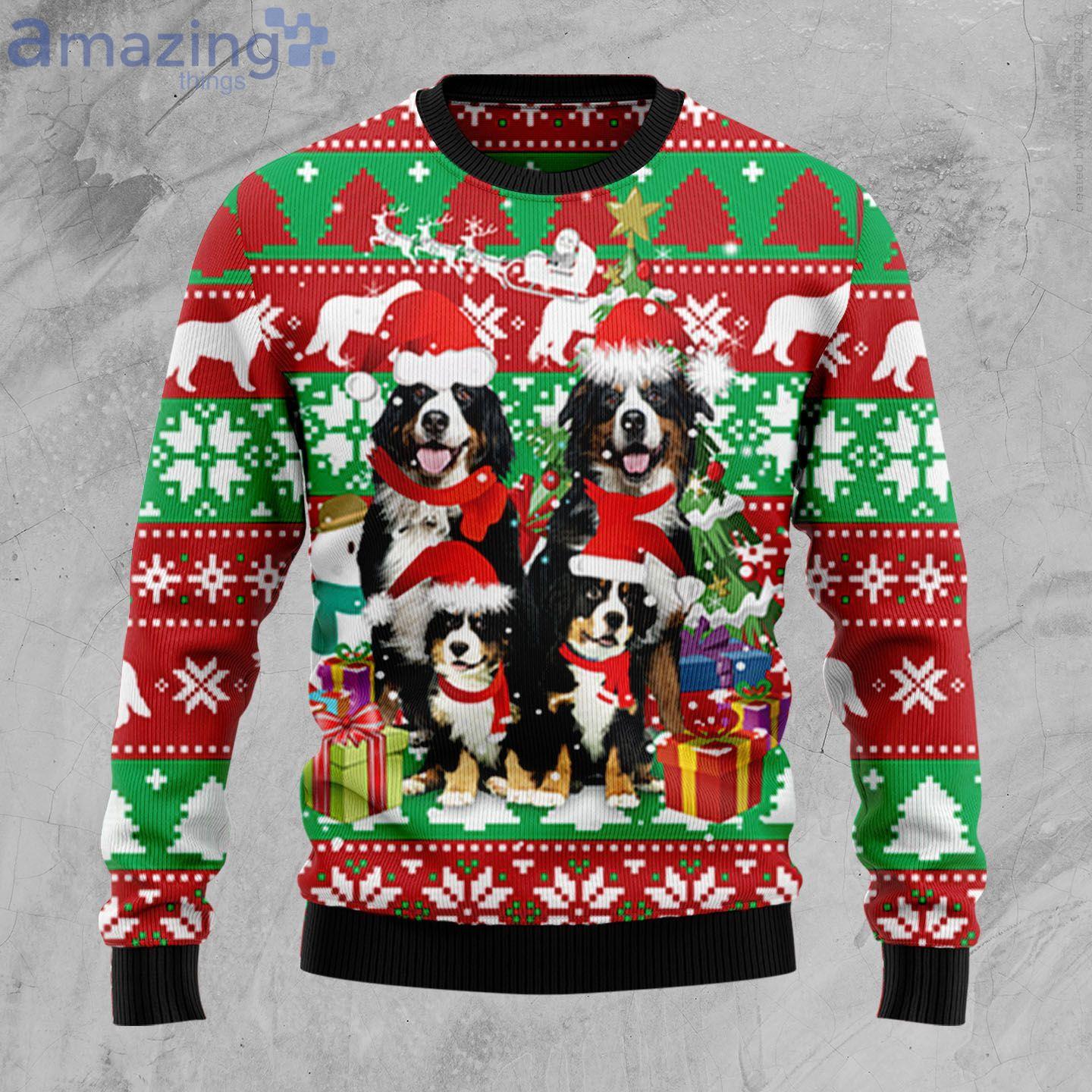 Bernese mountain dog outlet christmas sweater