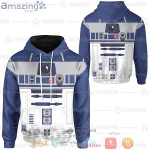 Best Star Wars R2d2 Adesivo Full Print 3D Hoodieproduct photo 2