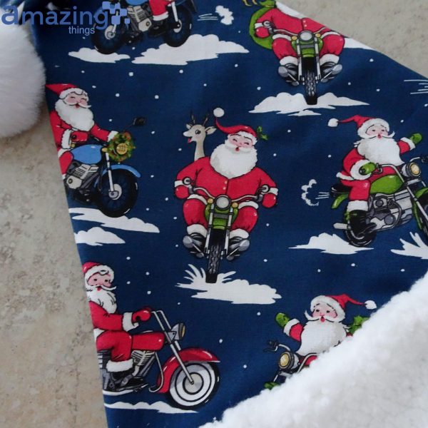 Biker Santa Claus Christmas Santa Hat For Adult And Child Product Photo 4