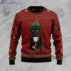 Black Cat Coffee Christmas For Cat Lover Ugly Christmas Sweater