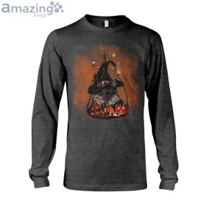 Black Cat Halloween Long Sleeve T Shirt image Black Cat Halloween Long Sleeve T-Shirt Product Photo 3