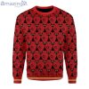 Black Cat Red Ugly Christmas Sweater