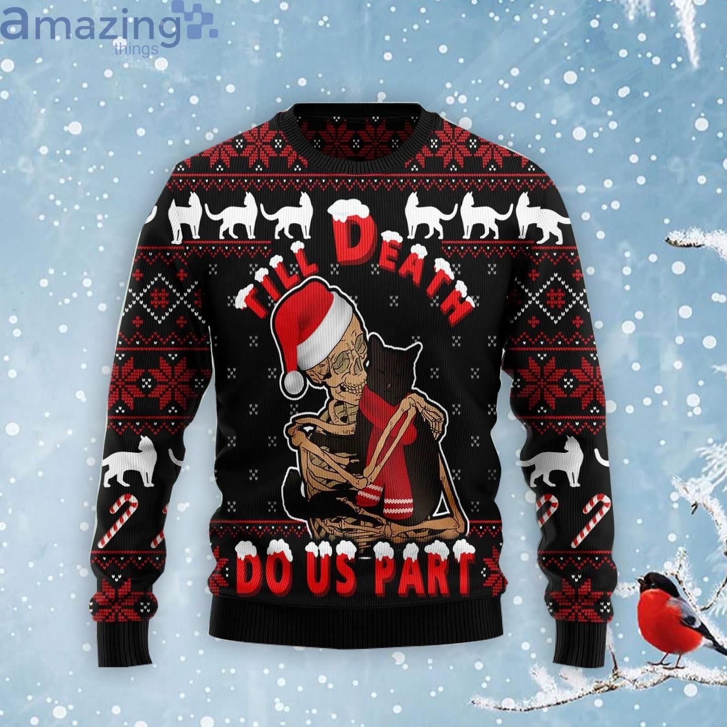 Black Cat Ugly Christmas Sweater Product Photo 1 Black Cat Ugly Christmas Sweater Product Photo 1