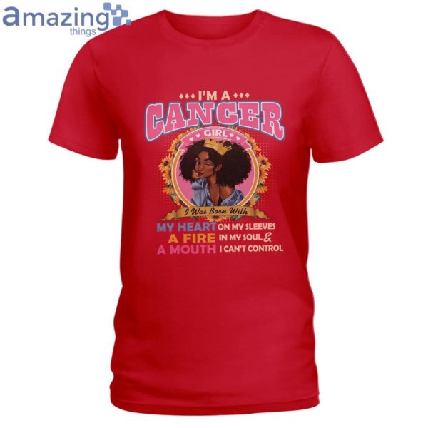 Black Queen Im A Cancer Girl Ladies T-Shirt Product Photo 2