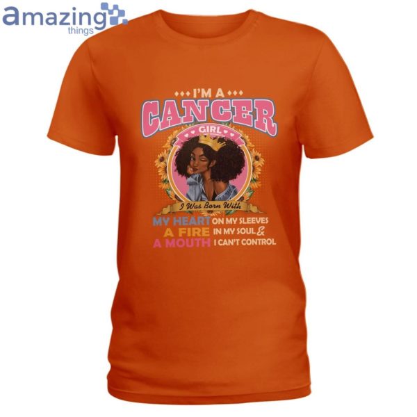 Black Queen Im A Cancer Girl Ladies T-Shirt Product Photo 3