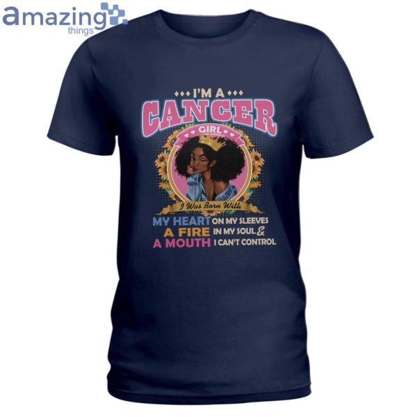 Black Queen Im A Cancer Girl Ladies T-Shirt Product Photo 4