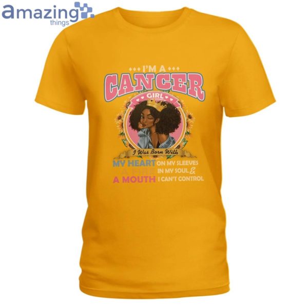 Black Queen Im A Cancer Girl Ladies T-Shirt Product Photo 5