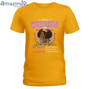 Black Queen Im A Gemini Girl Ladies T-Shirt Product Photo 5