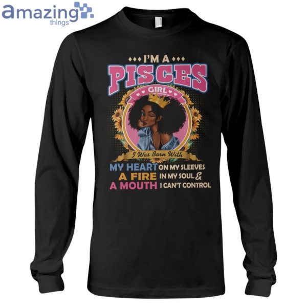 Black Queen Im A Pisces Girl Ladies T-Shirt Product Photo 6