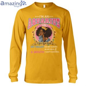 Black Queen Im An Aquarius Girl Ladies T-Shirt Product Photo 10
