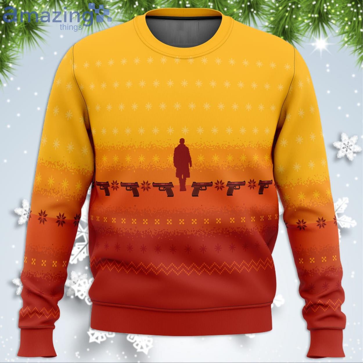 Blade Runner 2049 Funny Christmas Gift Ugly Christmas Sweater Product Photo 1