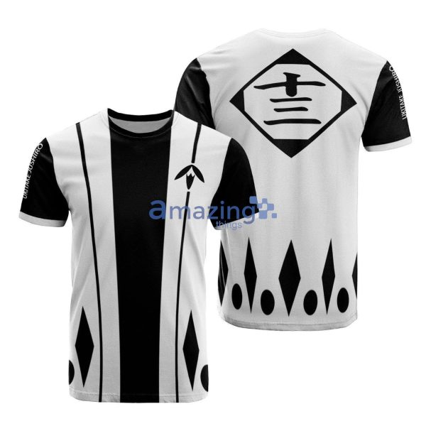 Bleach Jushiro Ukitake Thirteenth Division Custom Anime All Over Print 3D T-Shirt Product Photo 1