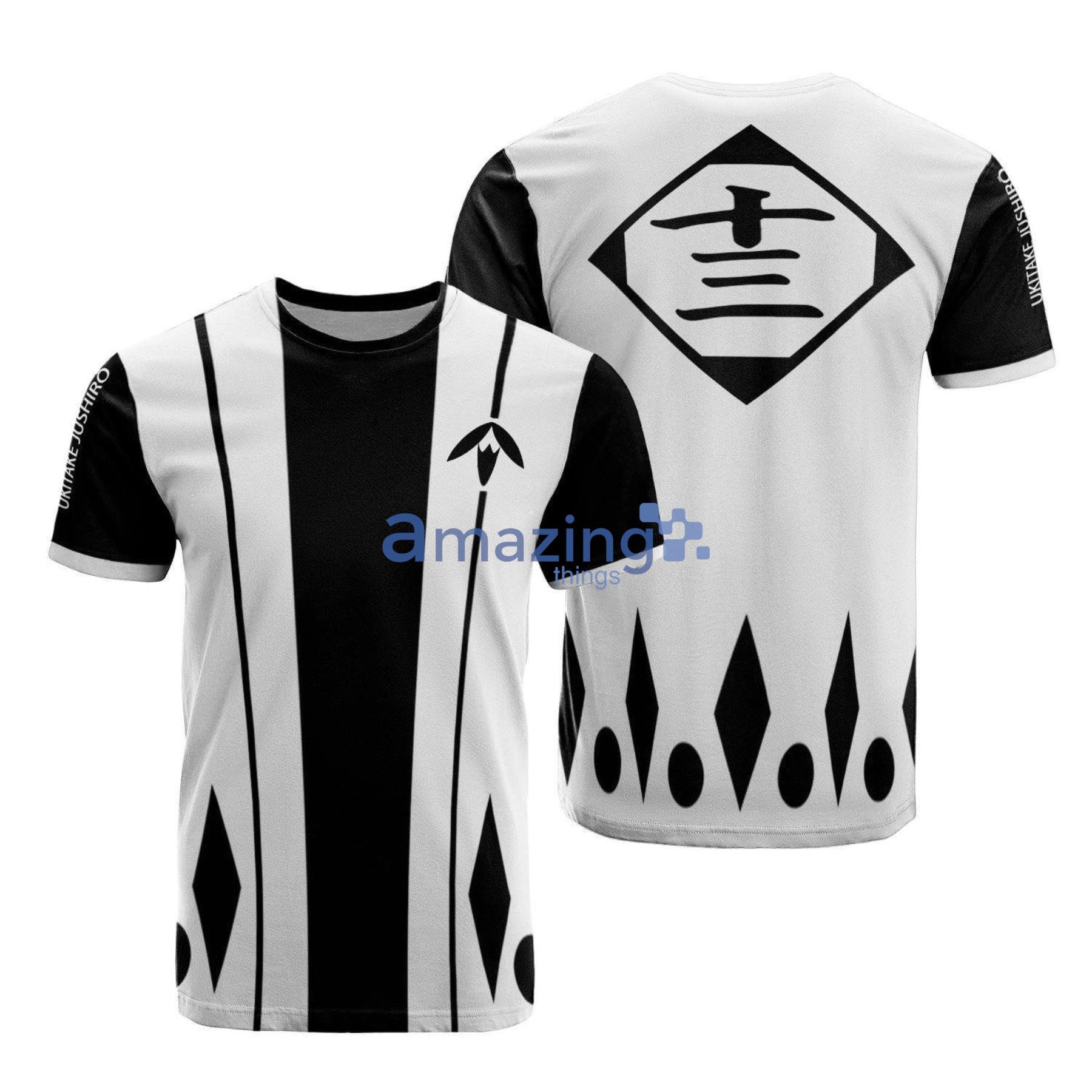 Bleach Jushiro Ukitake Thirteenth Division Custom Anime All Over Print 3D T Shirt image Bleach Jushiro Ukitake Thirteenth Division Custom Anime All Over Print 3D T-Shirt Product Photo 1 Product photo 1