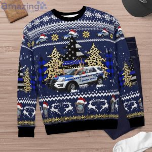 Boston Police Department Bpd Ford Police Interceptor Utility ChristmasSweater image Boston Police Department Bpd Ford Police Interceptor Utility ChristmasSweater Product Photo 6