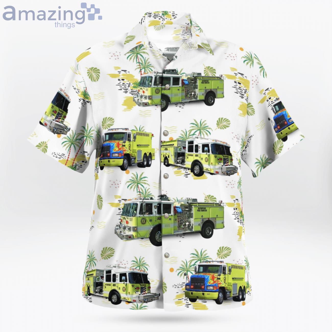 Botsford Fire Rescue Tropical Best Gift Green Hawaiian Shirt image Botsford Fire Rescue Tropical Best Gift Green Hawaiian Shirt Product Photo 2