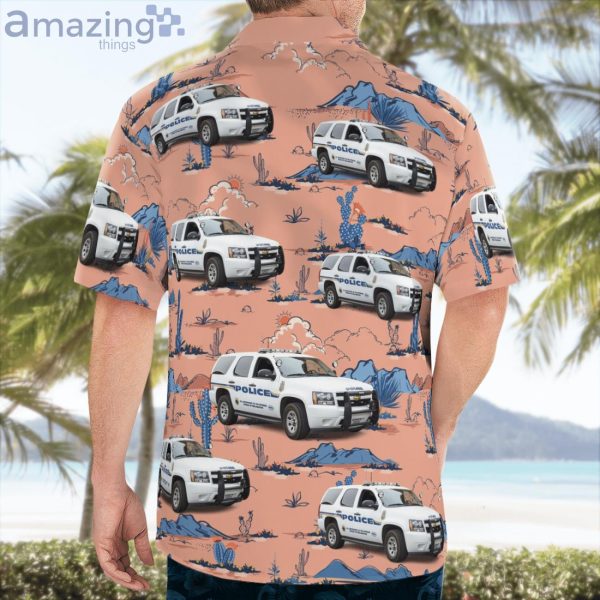 Boulder City Nevada Hoover Dam Police Chevrolet Tahoe Hawaiian Shirt Product Photo 4