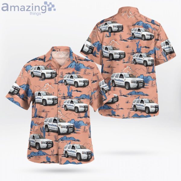 Boulder City Nevada Hoover Dam Police Chevrolet Tahoe Hawaiian Shirt Product Photo 1