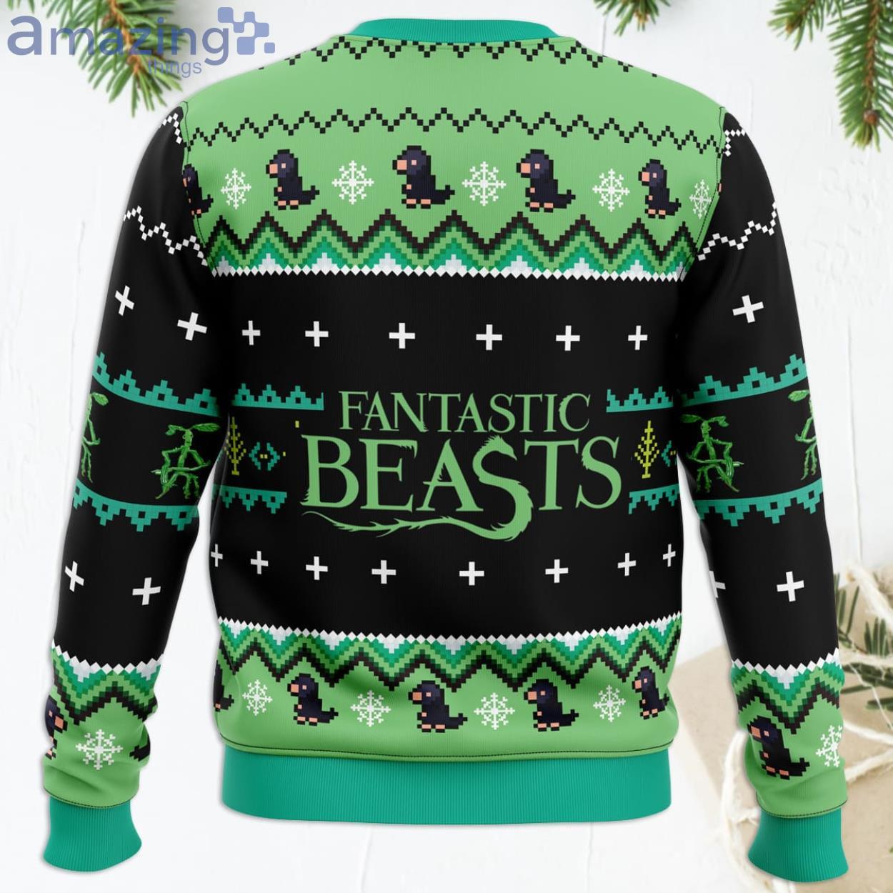 Bowtruckle Fantastic Beasts Funny Christmas Gift Ugly Christmas Sweater image Bowtruckle Fantastic Beasts Funny Christmas Gift Ugly Christmas Sweater Product Photo 4