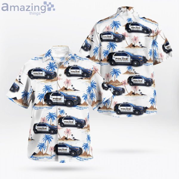 Boynton Beach Police Department Ford Police Interceptor Utility Hawaiian Shirt Product Photo 1