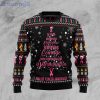 Breast Cancer Christmas Tree Cute Gift Ugly Christmas Sweater