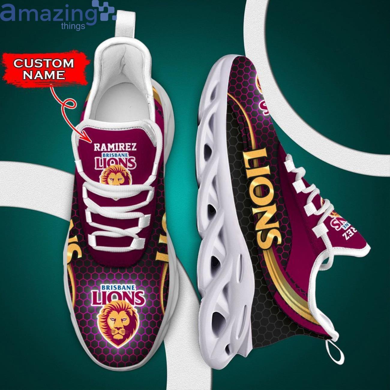 Brisbane Lions Max Soul Sneaker Custom Name Product Photo 2