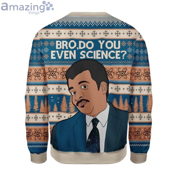 Bro Do You Even Science Ugly Christmas Sweater Product Photo 1