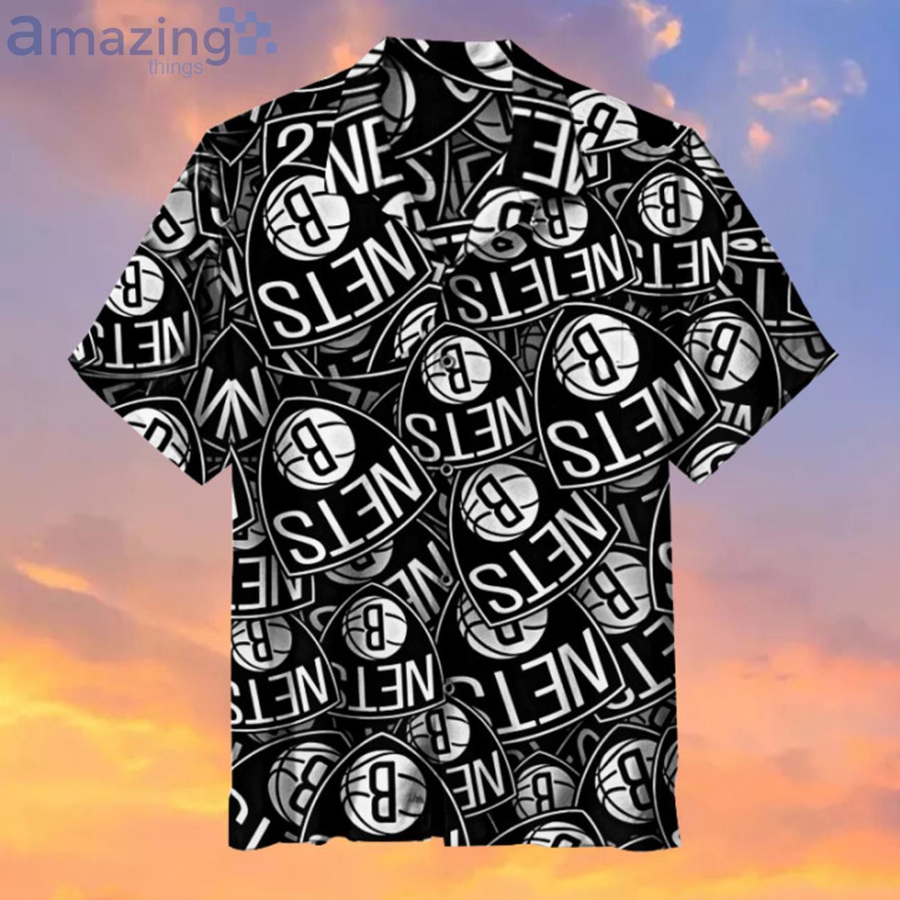 Brooklyn Nets Fans Gift Logo Sport Lover Hawaiian Shirt image Brooklyn Nets Fans Gift Logo Sport Lover Hawaiian Shirt Product Photo 1 Product photo 1