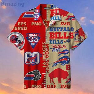 Buffalo Bills Colorblock Baseball Fans Gift Logo Sport Lover Hawaiian Shirt Product Photo 1