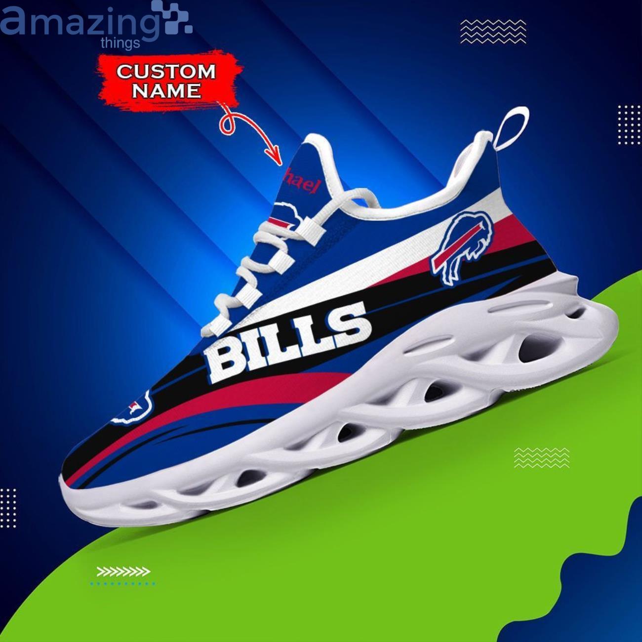 Buffalo Bills NFL Collection Max Soul Shoes Personalized Name