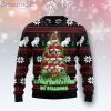 Bulldog Pine Tree Christmas Ugly Christmas Sweater