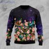 Butterfly And Flowers Butterfly Lover Ugly Christmas Sweater