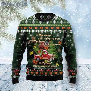 Butterfly Christmas Season My Mind Ugly Christmas Sweater Product Photo 1