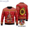 Butterfly Tree And Sunflower Christmas Ugly Sweater